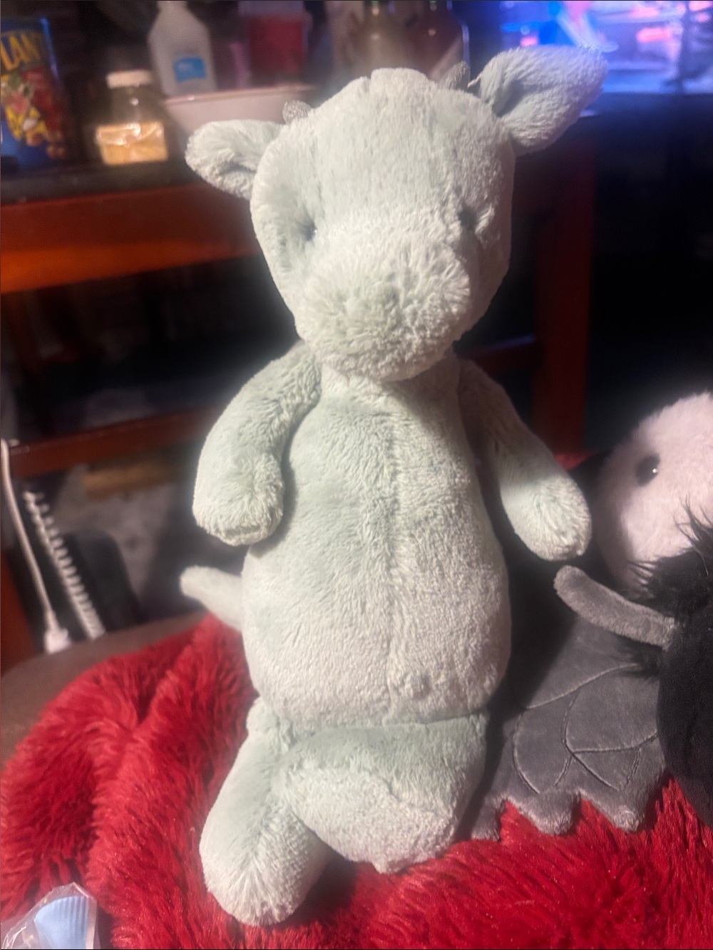 Jellycat Plush Sea Dragon Soft Toy - Light Mint Green